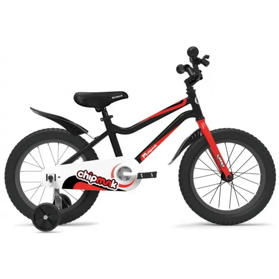 Детский велосипед RoyalBaby Chipmunk MK 14", OFFICIAL UA, черный