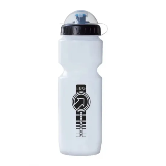 Фляга PRO TEAM 800ml, прозора з ковпачком