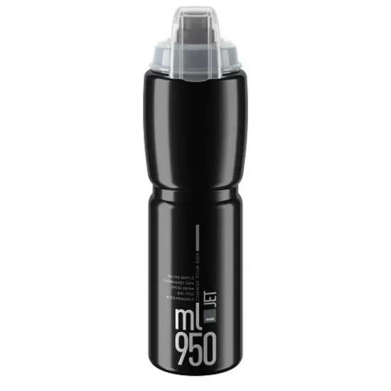 Фляга ELITE JET PLUS черный/серый 950мл