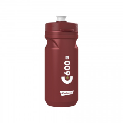 Фляга POLISPORT C600 600мл БордовийБілий Clip-On Cap Фляга POLISPORT C600 600мл БордовийБілий Clip-On Cap