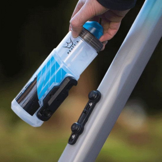 Фляга Peaty's x Fidlock Lockin Bottle, Mountains / Clear, 600ml