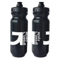 Фляга 0,75 Green Cycle GBT-517 зі збільшенним клапаном, чорна з білим