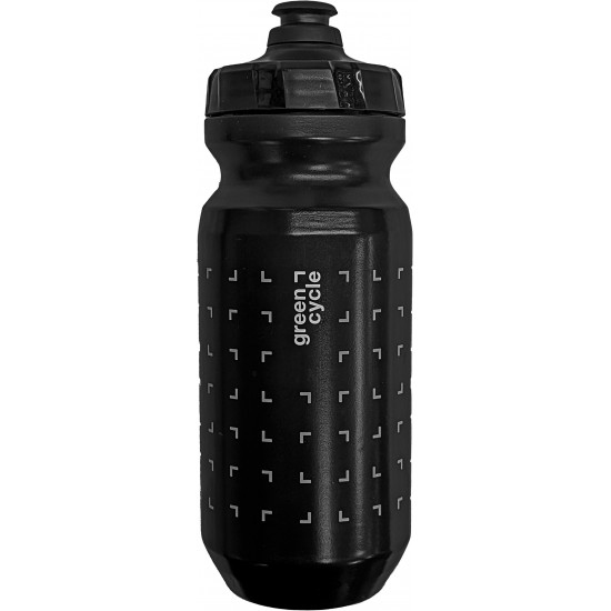 Фляга 0,6 Green Cycle GBT-516M зі збільшенним клапаном, чорна з сірим