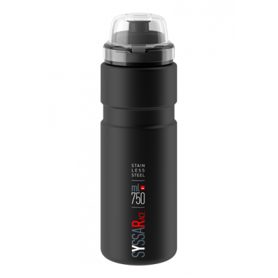 Фляга-термо ELITE SYSSA RACE  750мл, чорна