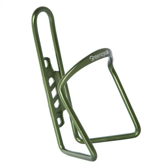 Фляготримач Green Cycle GGE-112 алюмінієвий 500-750ml зелений Фляготримач Green Cycle GGE-112 алюмінієвий 500-750ml зелений