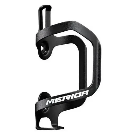 Фляготримач MERIDA Bottle Cage/Alloy sideload Onesize/Black SB, White Shiny