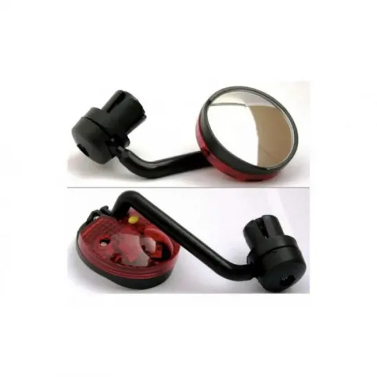 Дзеркало в руль заднього вида з блимавкою модель 5 , 1шт.