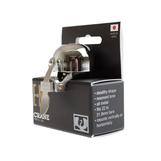 Дзвінок E-NE CRANE, Chrome Plated, 37мм латунь, скоба
