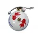 Дзвінок HANDPAINTED SUZU CRANE, Koi, 55мм алюміній, скоба
