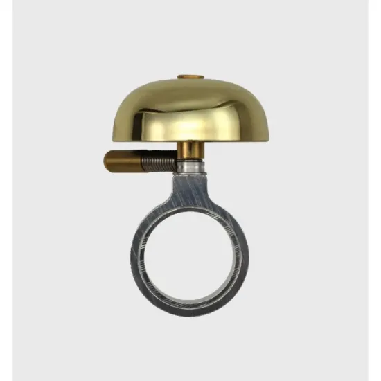 Звонок MINI KAREN CRANE, Gold, 45мм латунь, спейсер