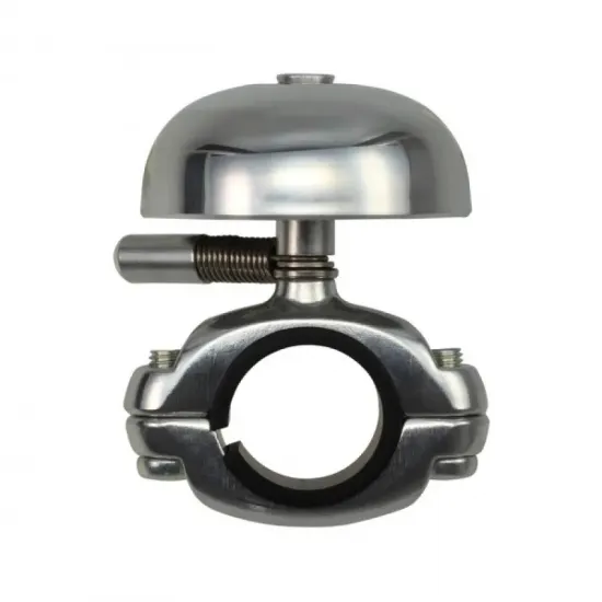 Дзвінок MINI KAREN CRANE, Polished Silver, 45мм алюміній, зажим