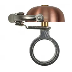 Дзвінок MINI SUZU CRANE, Brushed Copper, 45мм латунь, спейсер