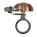 Дзвінок MINI SUZU CRANE, Brushed Copper, 45мм латунь, спейсер