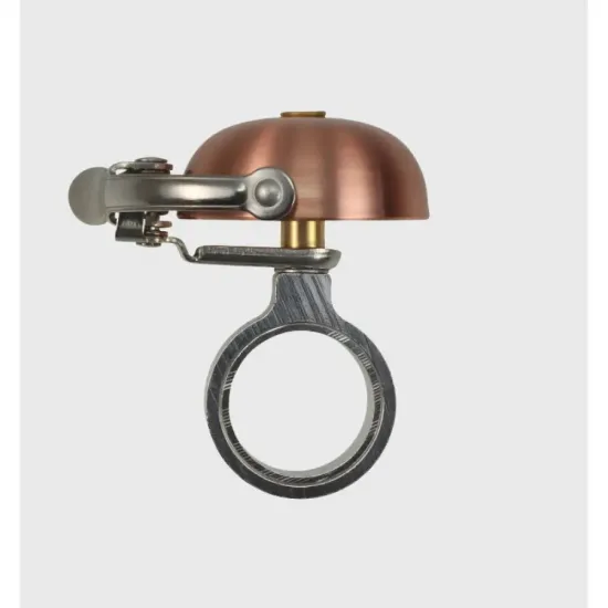 Дзвінок MINI SUZU CRANE, Brushed Copper, 45мм латунь, спейсер