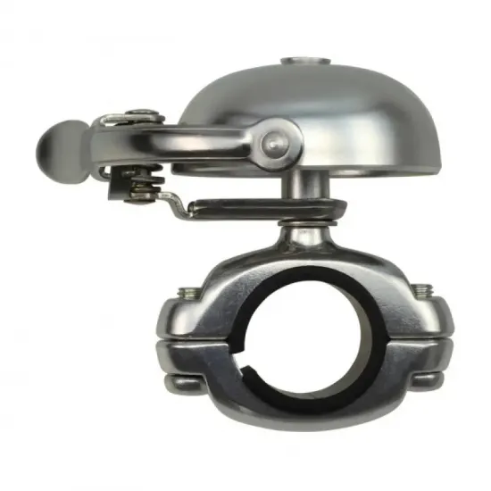 Дзвінок MINI SUZU CRANE, Matte Silver, 45мм алюміній, зажим