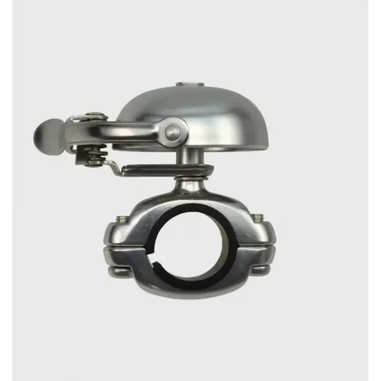 Дзвінок MINI SUZU CRANE, Matte Silver, 45мм алюміній, зажим