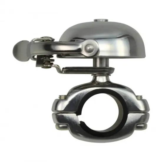 Дзвінок MINI SUZU CRANE, Polished Silver, 45мм алюміній, зажим