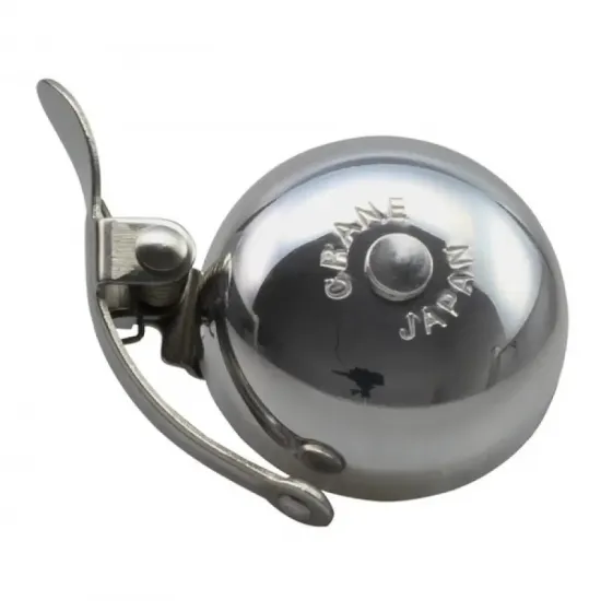 Дзвінок MINI SUZU CRANE, Polished Silver, 45мм алюміній, зажим