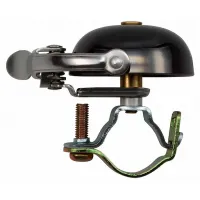 Дзвінок MINI SUZU CRANE, Neo Black, 45мм латунь, скоба