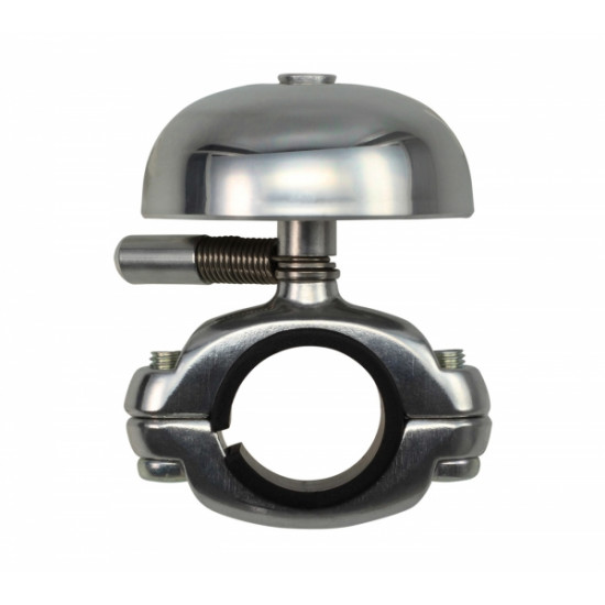 Звонок MINI KAREN CRANE, Polished Silver, 45мм алюминий, зажим