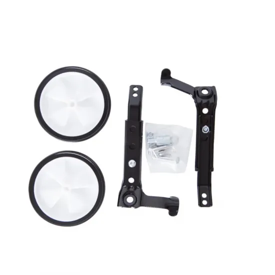 Тренувальні колеса Green Cycle GTW-502, регульовані 16- 20 '' для багатошвидкісних велосипедів, чорні