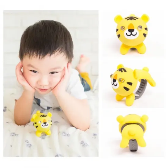 Мигалка для дитячого велосипеду Zoonimal Тигр, LED, на кермо.