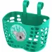 Кошик дитячий пластиковий на кермо KLS Buddy Коала. зелений-бірюза