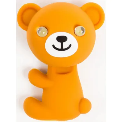 Мигалка для дитячого велосипеду Zoonimal Медведь, LED, на підсиділ.