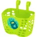 Корзина детская пластиковая на руль KLS Buddy Монстрик. ярко-зеленый