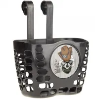 Корзина детская пластиковая на руль ONRIDE Bundle Mini черный для велосипедов 12-14"