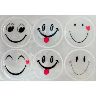 Світловідбиваючі наліпки, білий (комплект 6шт) Світловідбиваючі наліпки, білий (комплект 6шт)