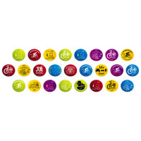 Магніти ONRIDE 25 шт кольорові