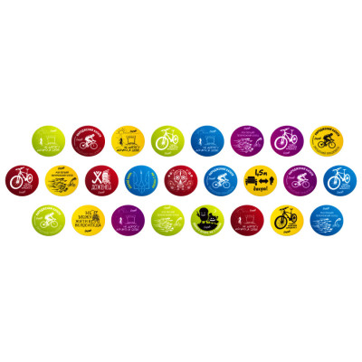 Магниты ONRIDE 25 шт цветные