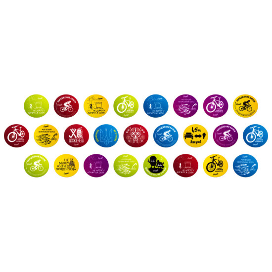 Магниты ONRIDE 25 шт цветные