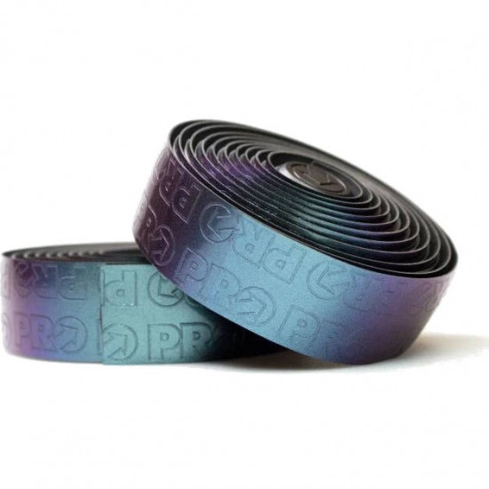 Обмотка керма PRO Sport control TEAM LTD з тисненням, блакитна