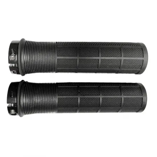 Гріпси Green Cycle GGR-415 130mm чорні з одним чорним замком