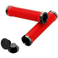 Гріпси SRAM Locking Grips Red with Double Clamps & End Plugs