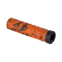 Ручки на кермо с двумя замками KLS Poison Double LockOn оранжевый/черный