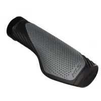 Ручки на руле с одним замком широкие KLS Wave LockOn серый