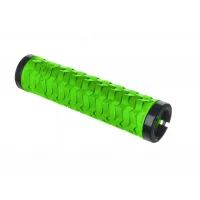 Ручки на руль с двумя замками KLS Poison Double LockOn зеленый