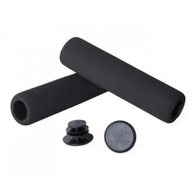 Гріпси Green Cycle GGR-703 130mm піна EVA, чорні Гріпси Green Cycle GGR-703 130mm піна EVA, чорні