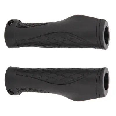 Гріпси ONRIDE Uni, егрономічні, один замок, 130 мм, чорний