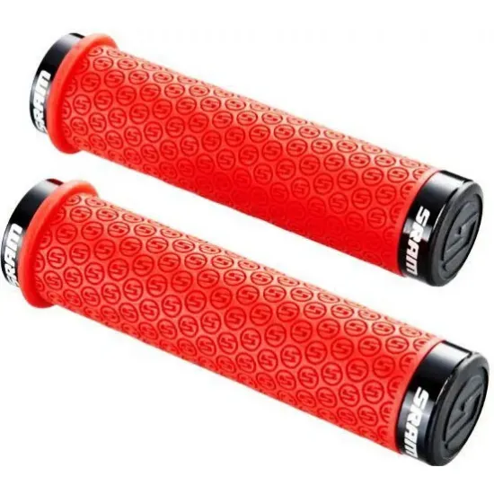 Грипсы LOCKING GRIPS DH SRAM SILICONE RED