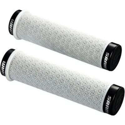 Грипсы LOCKING GRIPS DH SRAM SILICONE WHITE