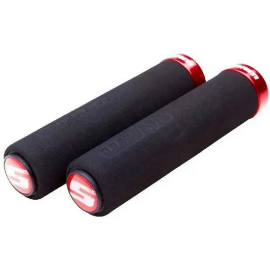 Грипсы SRAM LOCKING GRIPS FOAM 129 BLK/RED