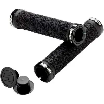 Гріпси SRAM Locking Grips Black with Double Clamps & End Plugs