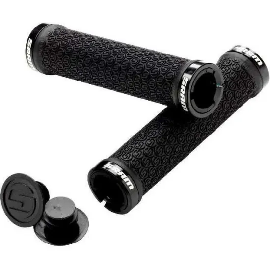 Гріпси SRAM Locking Grips Black with Double Clamps & End Plugs