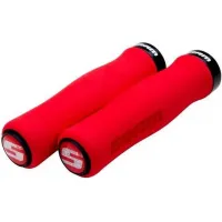 Гріпси SRAM Locking Grips Contour Foam 129mm Red with Single Black Clamp and End Plugs