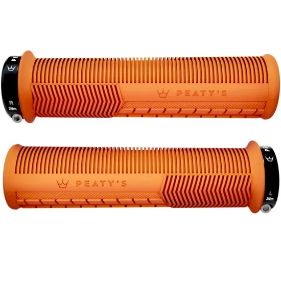 Гріпси Peaty's Monarch Grip Mushroom, Thin 30>32mm, Trail Comfort, Mango