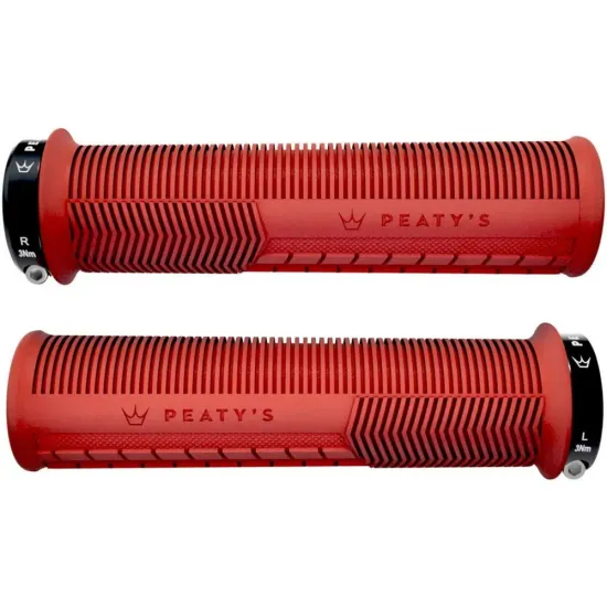 Гріпси Peaty's Monarch Grip Mushroom, Thin 30>32mm, Trail Comfort, Red